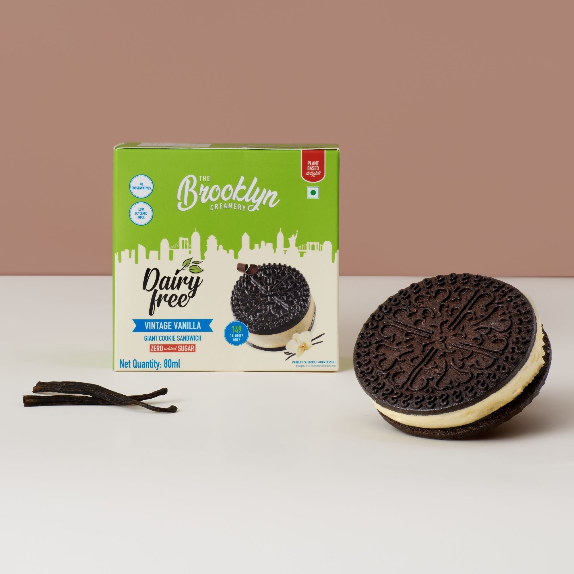 Dairy Free Vintage Vanilla Giant Cookie Sandwich