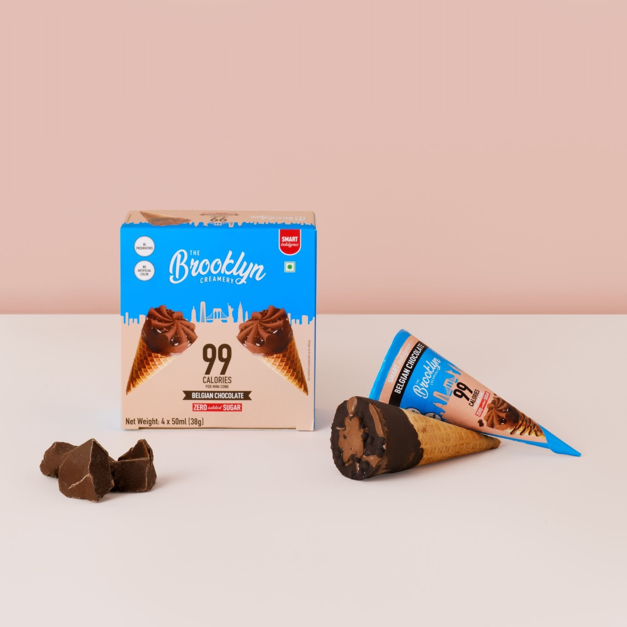 Belgian Chocolate Mini Cone